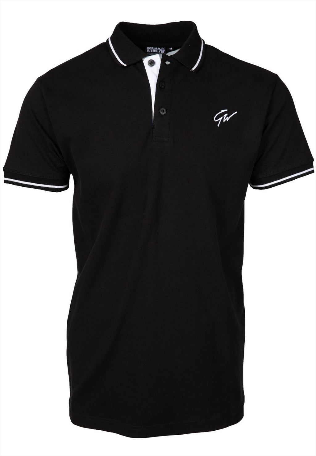 Gorilla Wear Delano Polo - Noir/Blanc