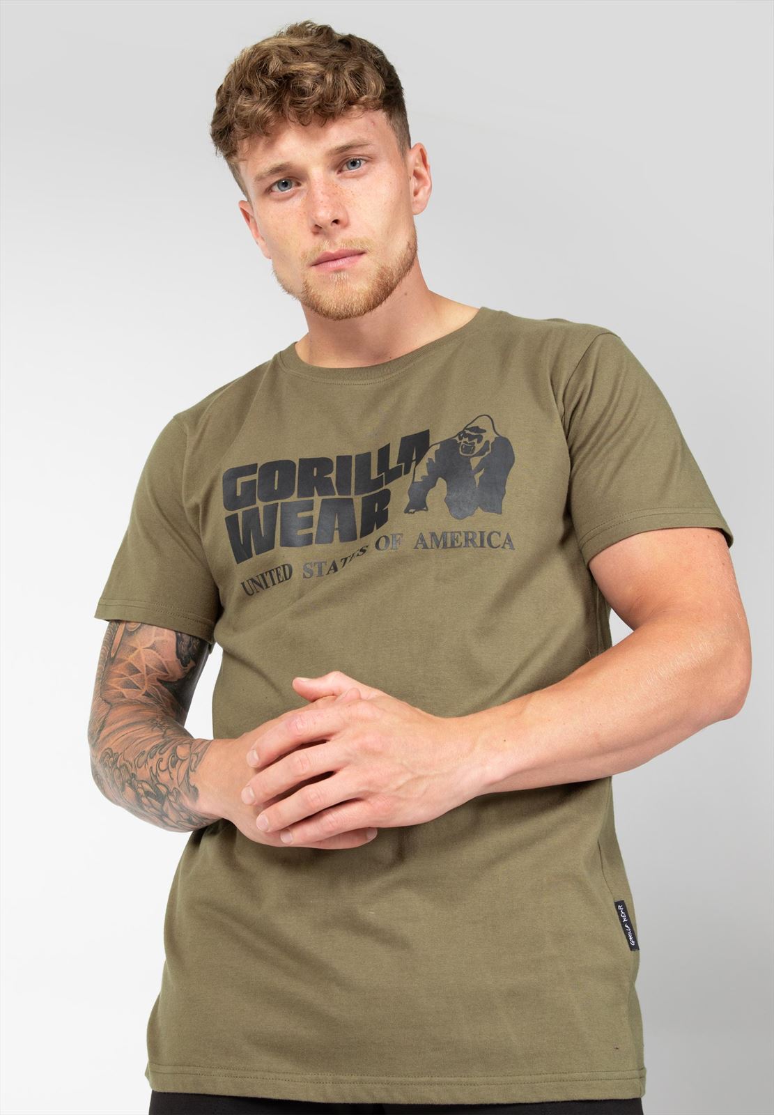 Gorilla Wear Classic T-shirt - Vert militaire