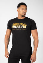 Gorilla Wear Classic T-shirt - Noir/Or