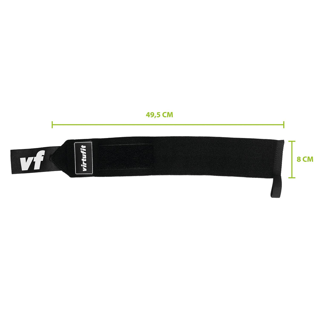 Bracelets élastiques pour poignets VirtuFit - Noirs - Tweedekans