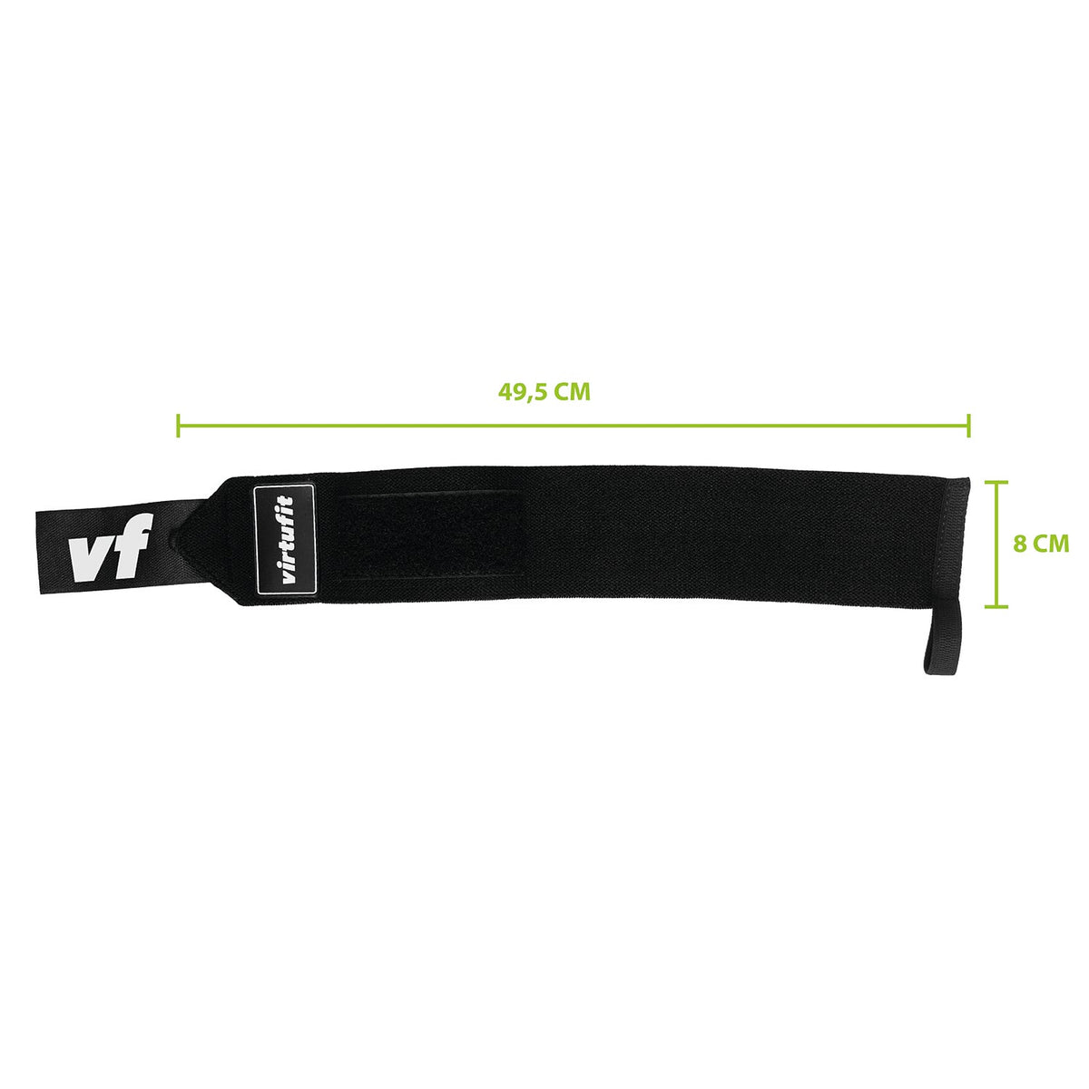 Bracelets élastiques pour poignets VirtuFit - Noirs - Tweedekans