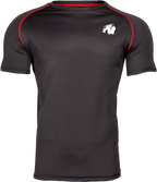 Gorilla Wear Performance T-shirt - Noir/Rouge