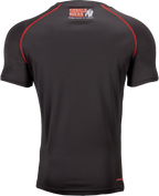 Gorilla Wear Performance T-shirt - Noir/Rouge