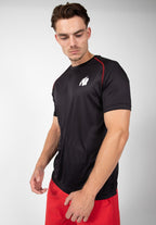 Gorilla Wear Performance T-shirt - Noir/Rouge