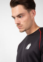 Gorilla Wear Performance T-shirt - Noir/Rouge