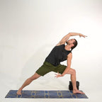 Gaiam Reversible Yoga Mat - 6 mm - Metallic Sun & Moon