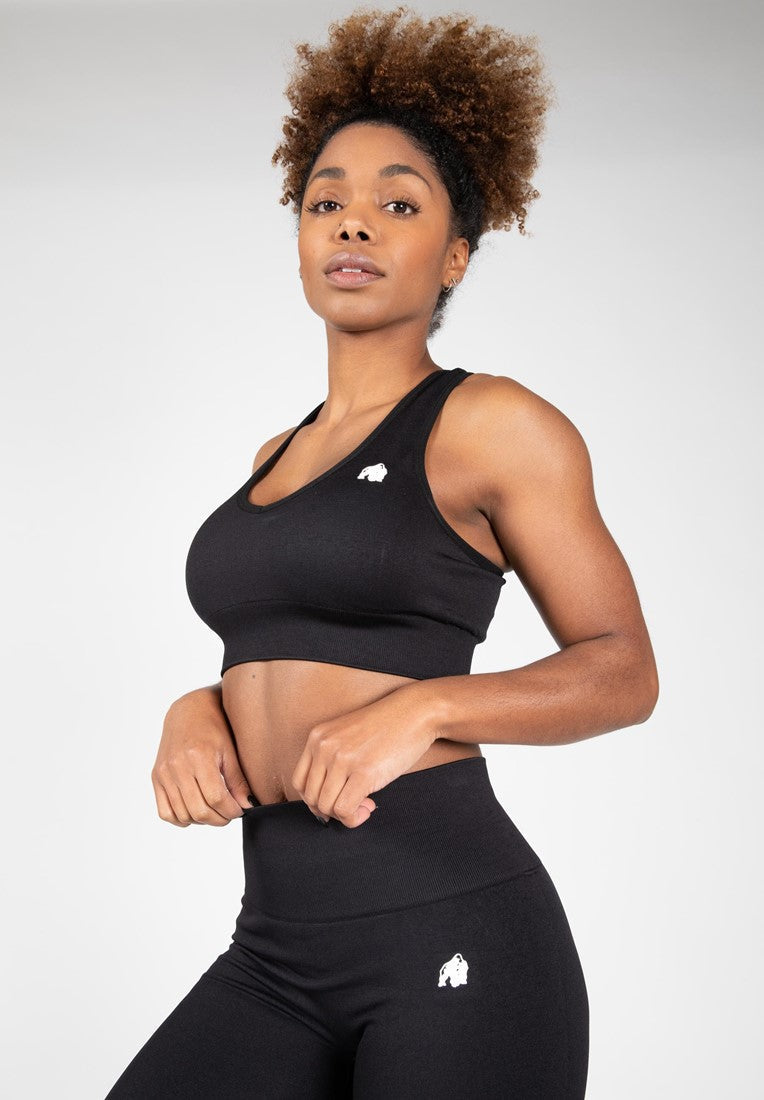 Neiro Seamless Sports Bra - Noir