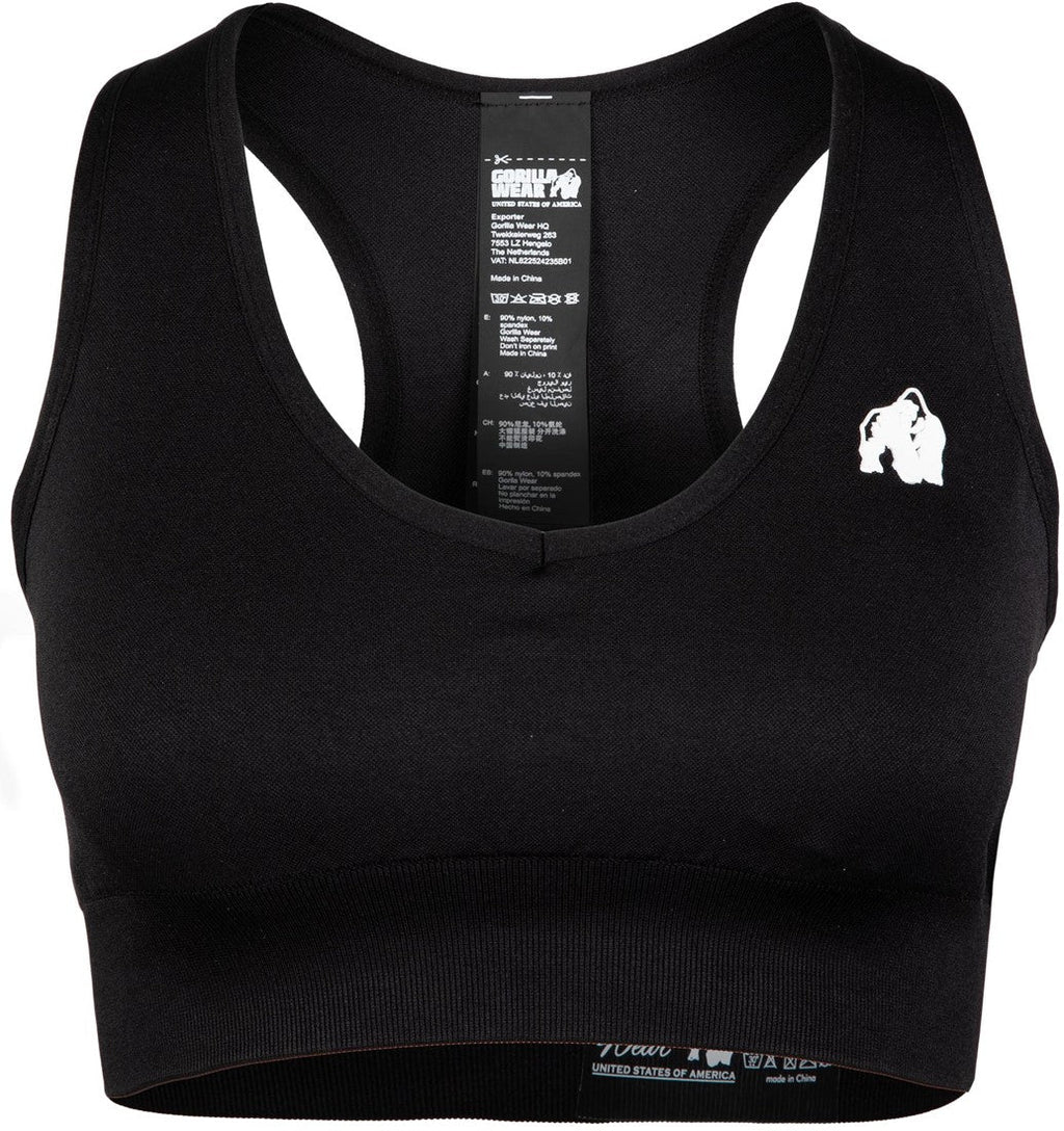 Neiro Seamless Sports Bra - Noir