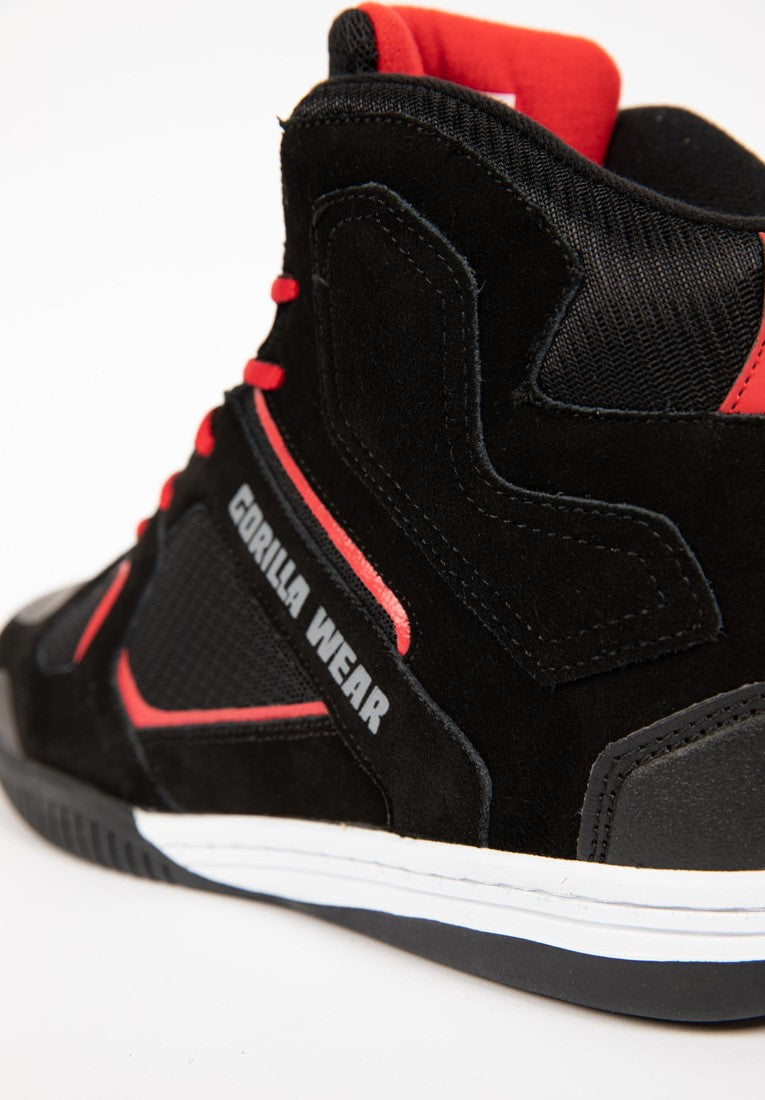 Gorilla Wear Troy High Tops - Noir/Rouge