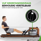 Tunturi signature R90W Rameur - Rower by Fluid