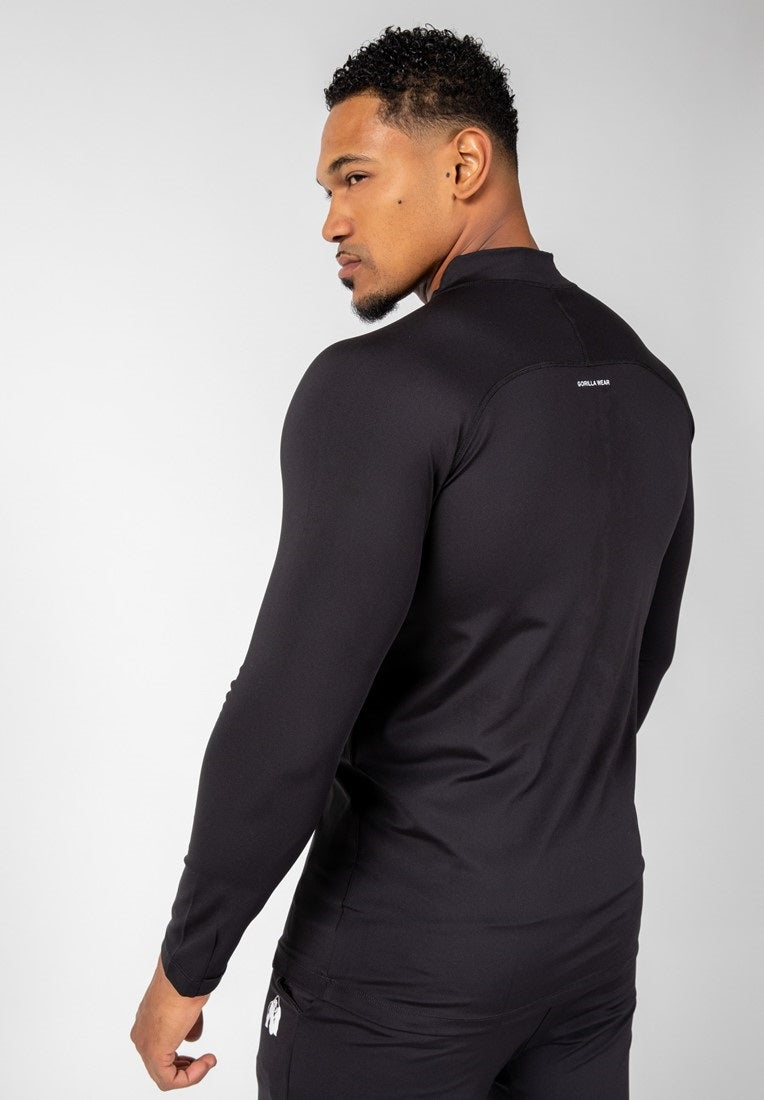 Gorilla Wear Hamilton Hybrid Long Sleeve - Noir