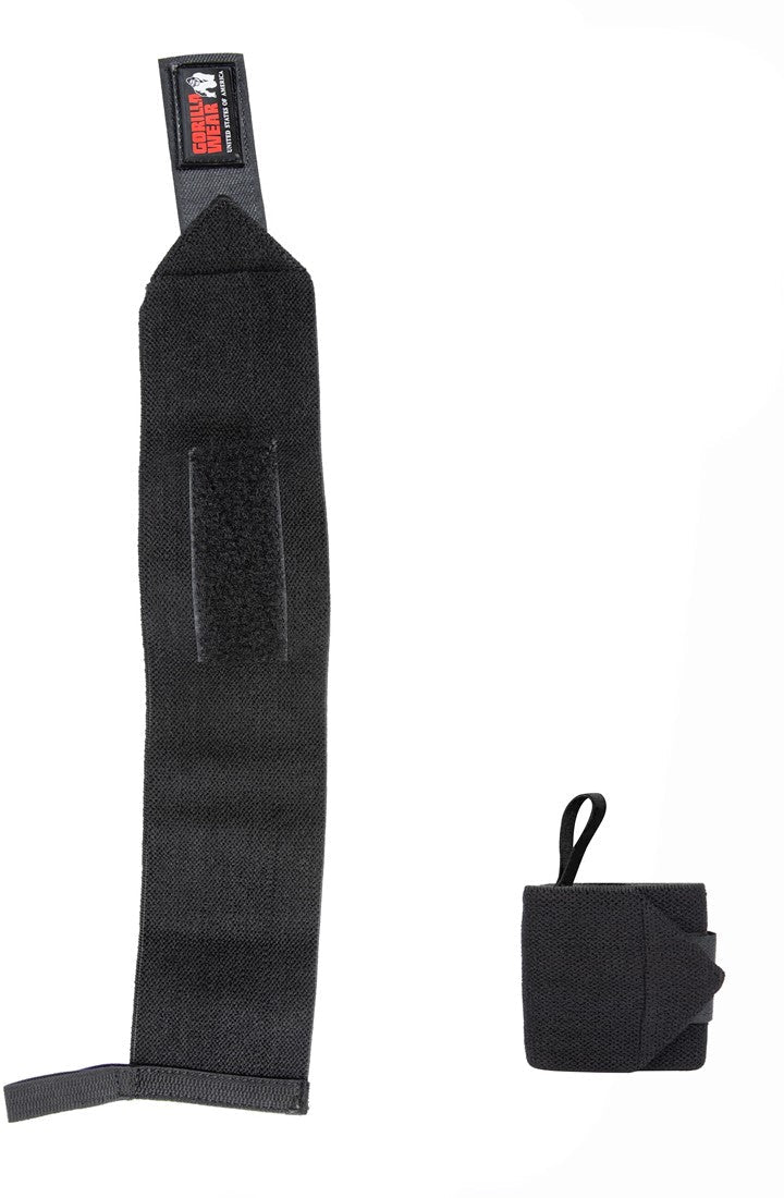 Gorilla Wear Wrist Wraps BASIC - Noir/Rouge
