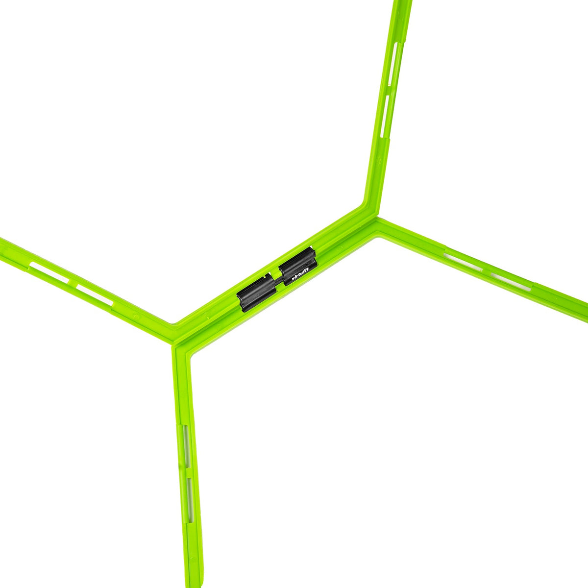 VirtuFit Hexagon Agility Grid - Speed Ladder - 6 Pieces - Comprend un sac de rangement - Tweedekans