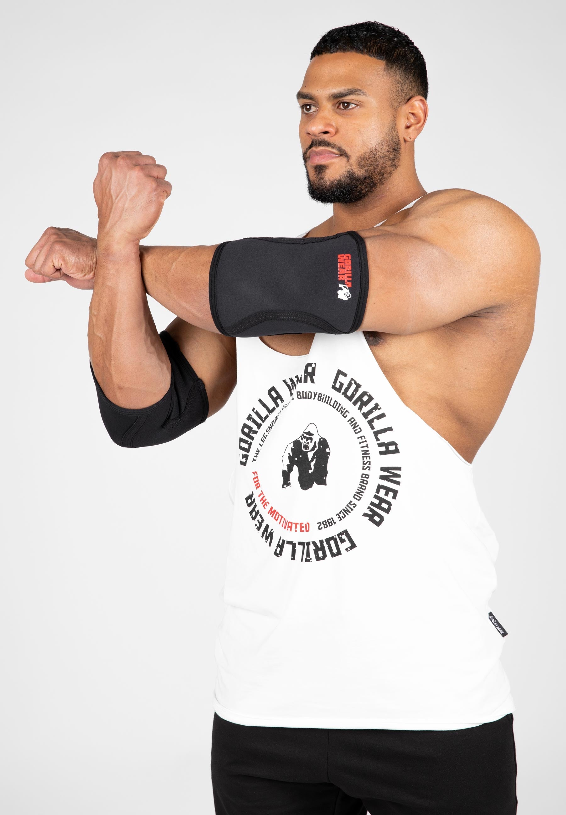 Gorilla Wear Elbow Sleeves - 3mm - Noir