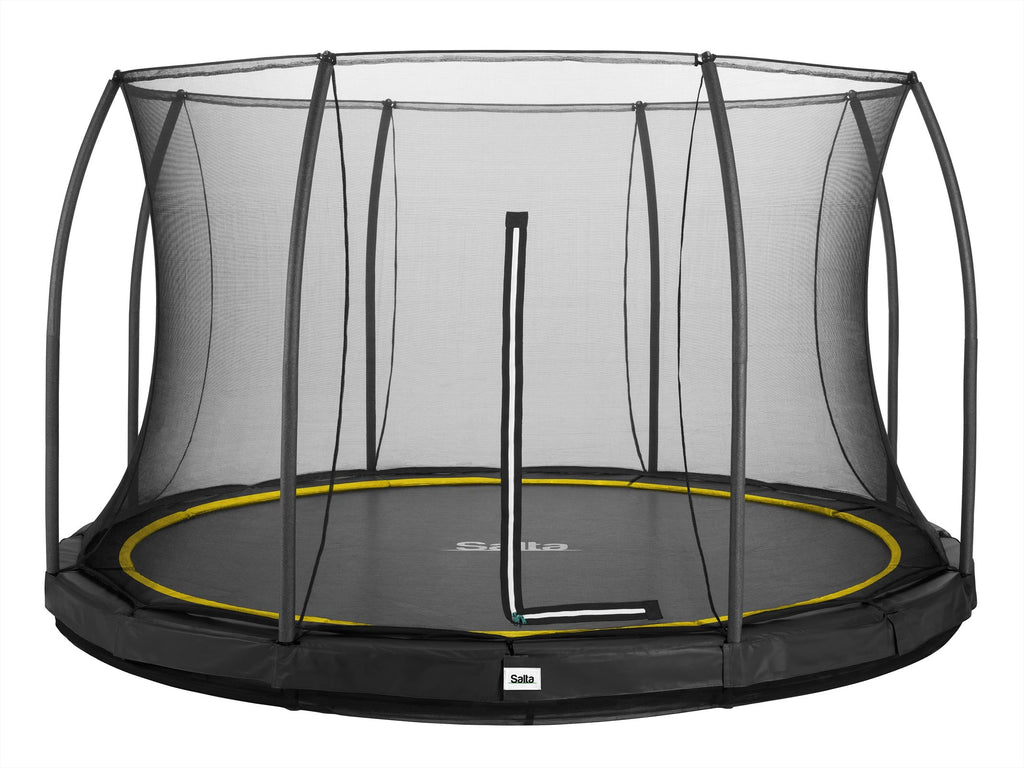 Salta Comfort Edition Ground Trampoline met Veiligheidsnet - 366 cm - Zwart