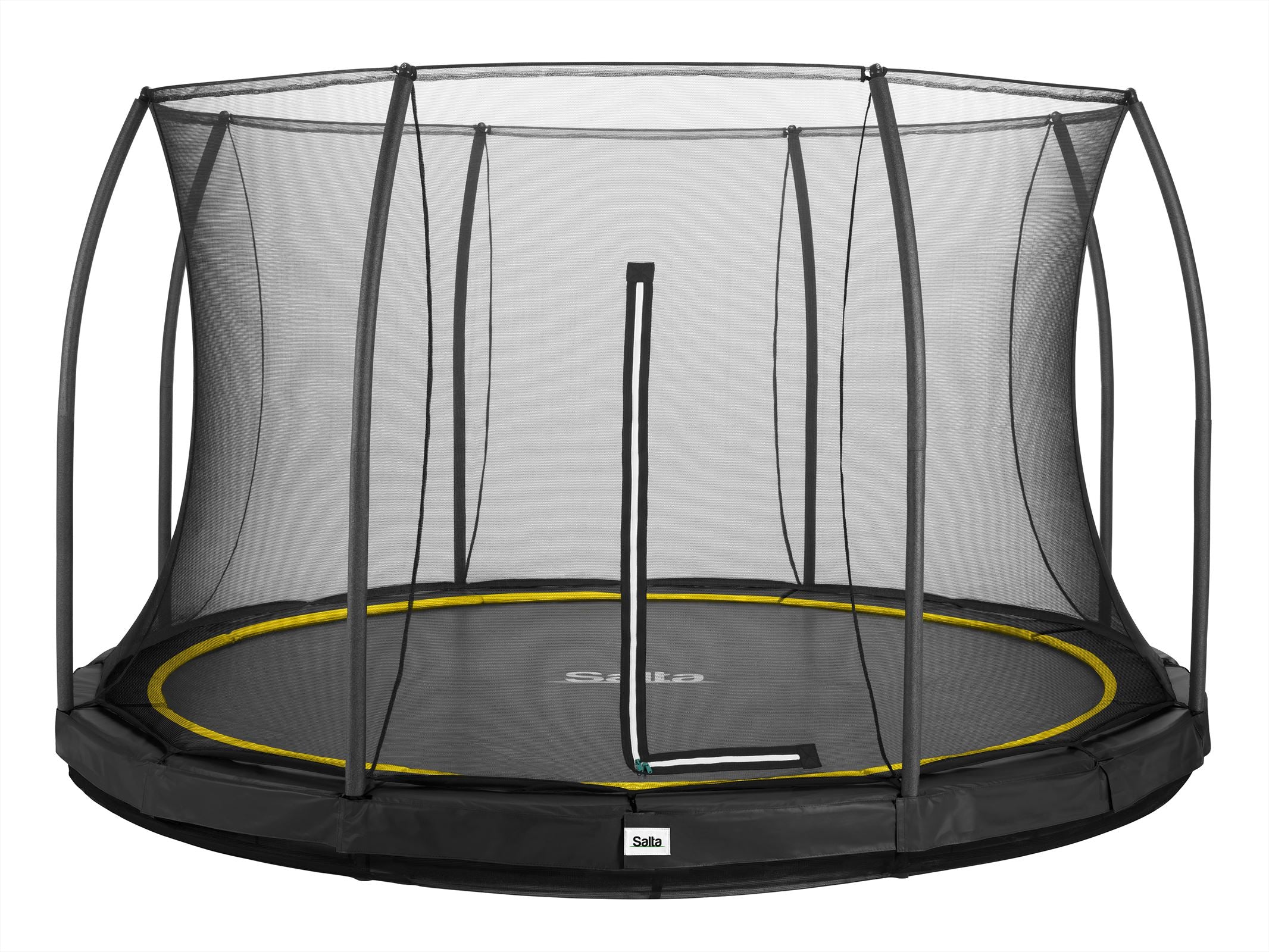 Salta Comfort Edition Ground Trampoline met Veiligheidsnet - 396 cm - Zwart