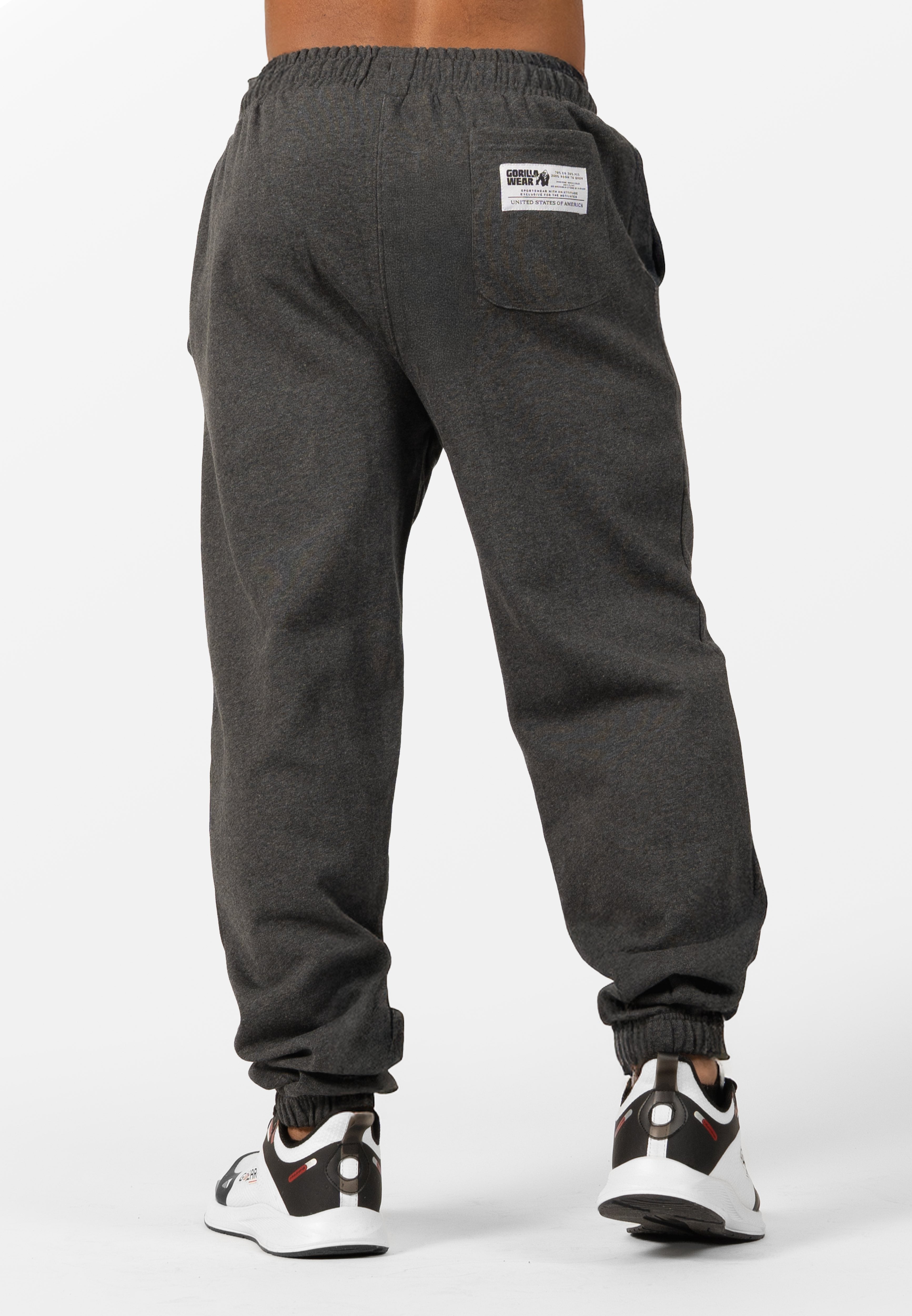 Gorilla Wear Classic Oversized Sweatpants - Gris Foncé Chiné