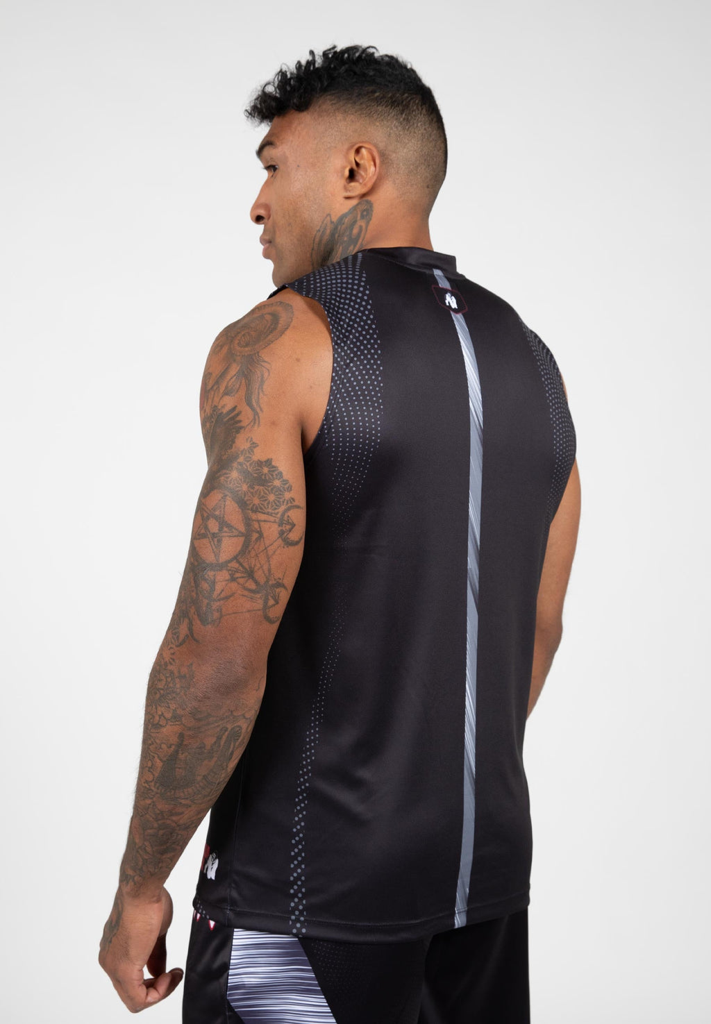 Gorilla Wear Clayton Tank Top - Noir/Rouge