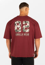 Gorilla Wear Callaway Oversized T-shirt - Bourgogne
