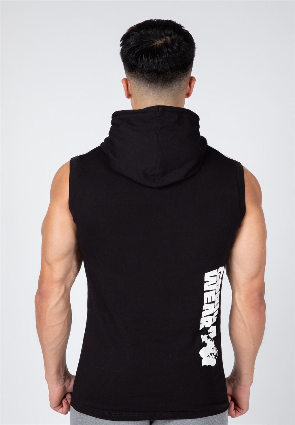 Gorilla Wear Oswego S/L Hooded T-Shirt - Noir