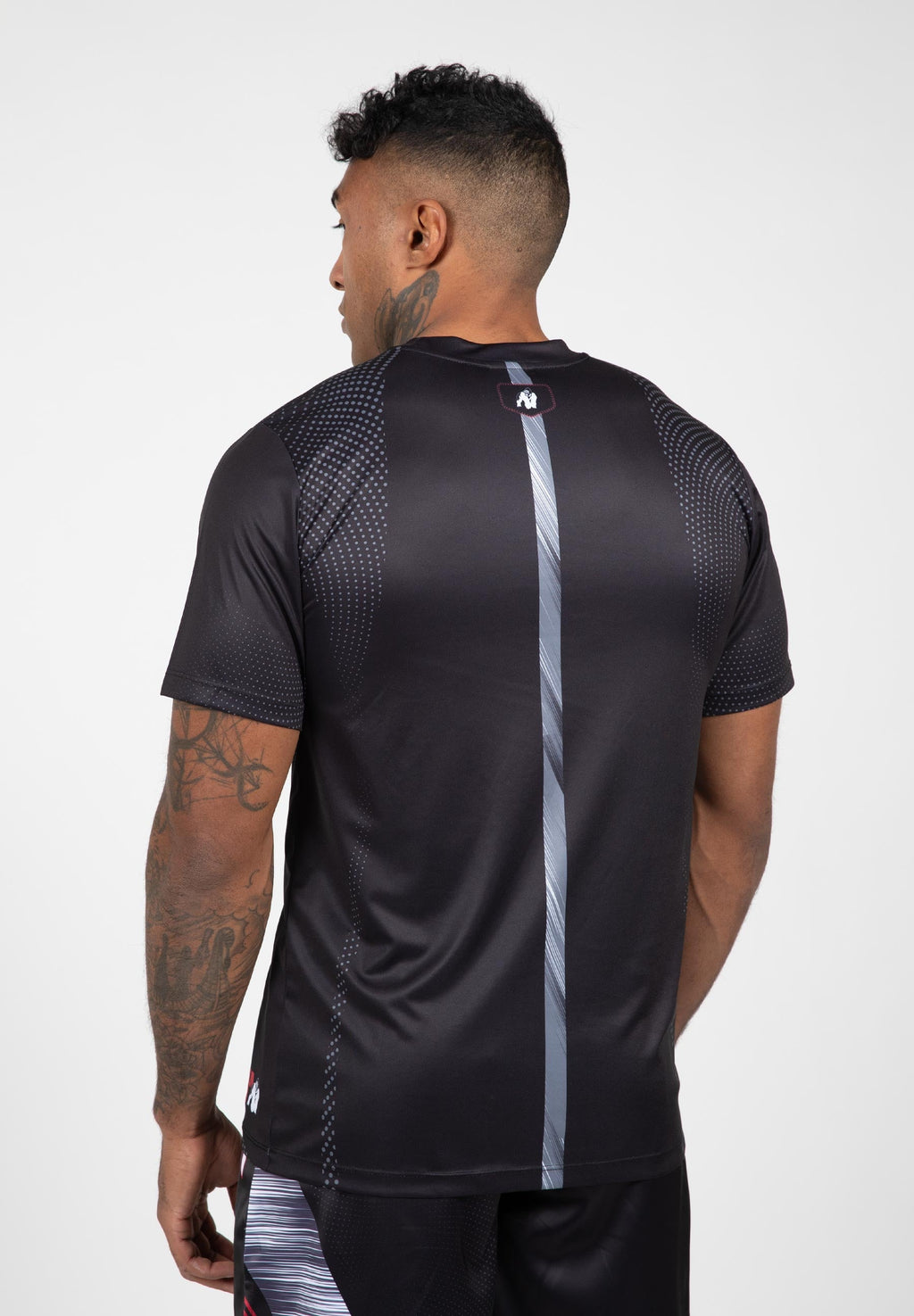 Gorilla Wear Clayton T-Shirt - Noir/Rouge