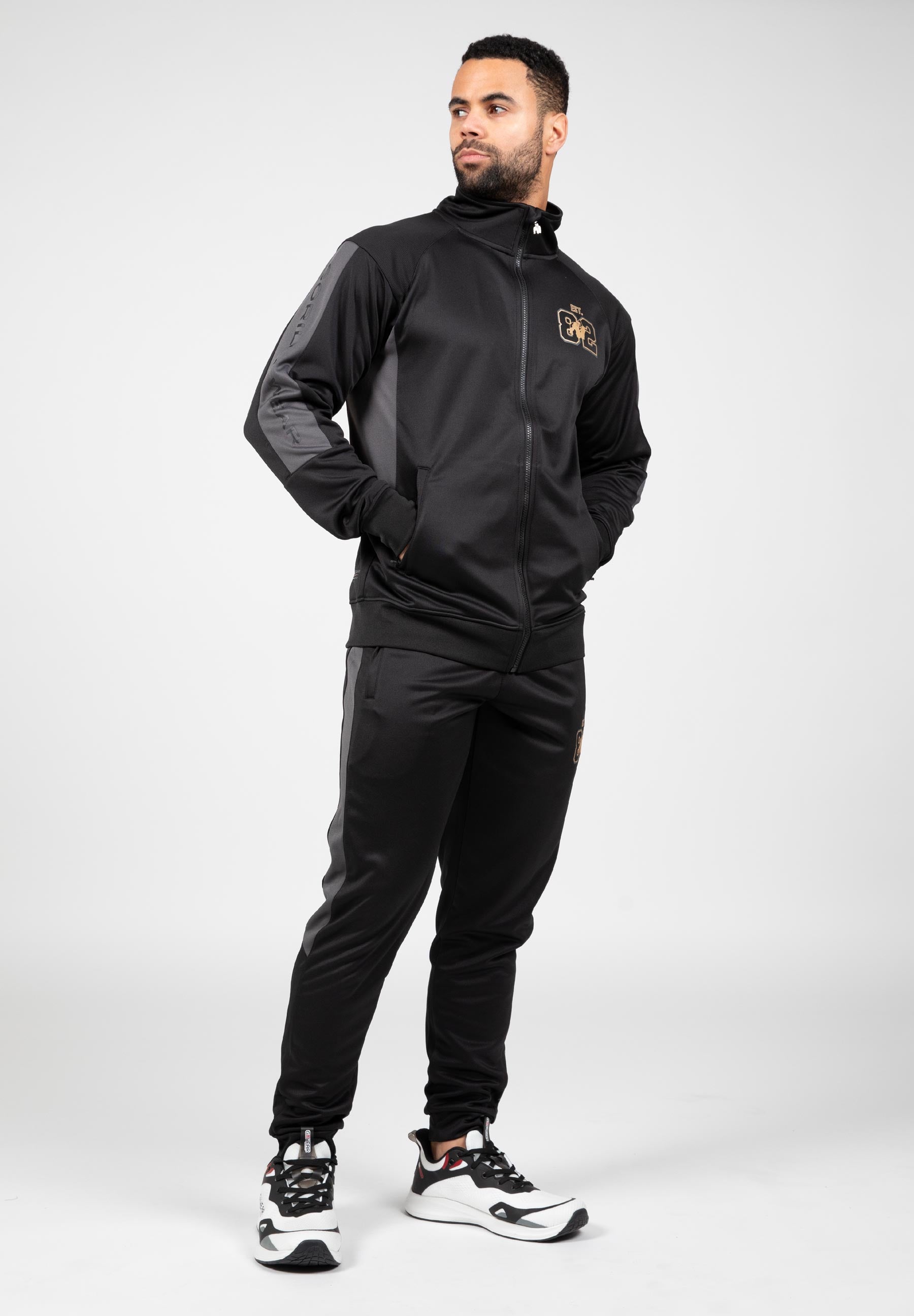 Gorilla Wear Veste de Training Devon - Noir/Gris