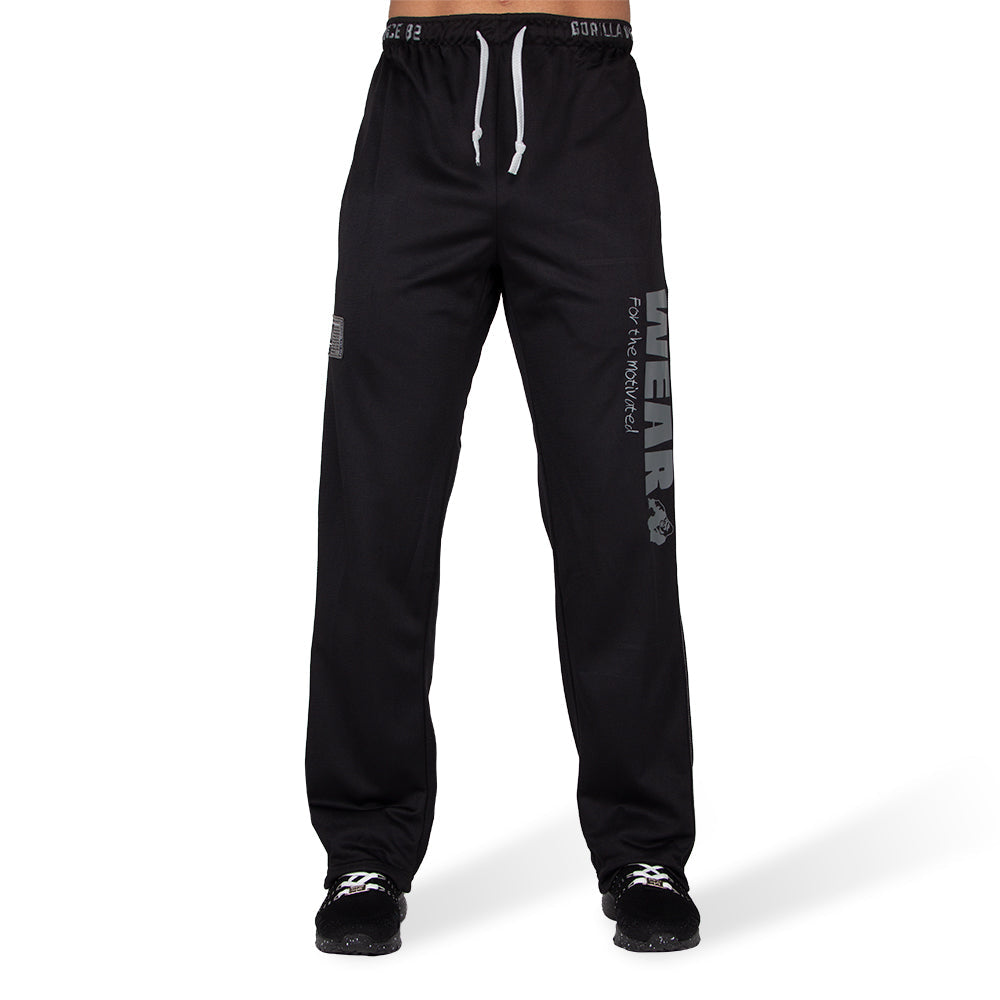 Gorilla Wear Logo Mesh Pants - Noir