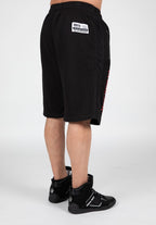 Gorilla Wear Augustine Old School Shorts - Noir/Rouge