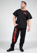 Gorilla Wear Augustine Old School Pants - Noir/Rouge