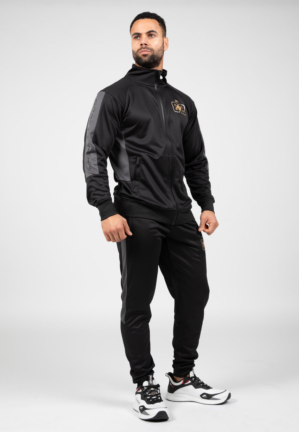 Gorilla Wear Pantalon de Training Devon - Noir/Gris