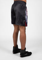 Gorilla Wear Clayton Shorts de Boxe - Noir/Rouge