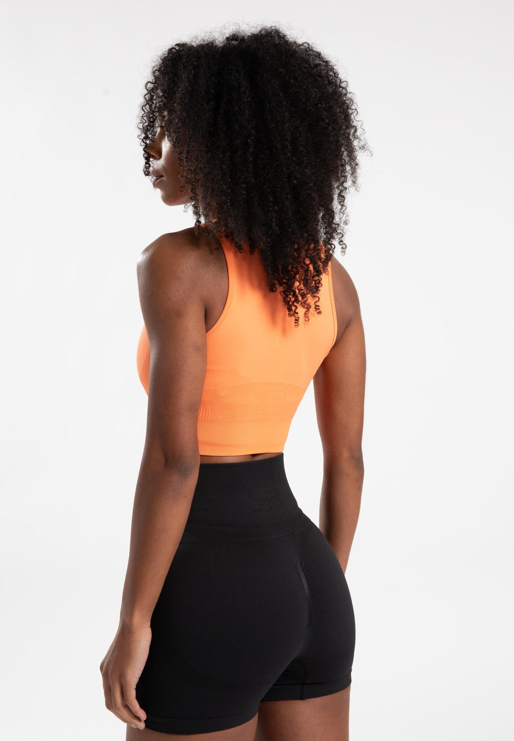 Gorilla Wear Olivia Seamless Crop Top - Pêche