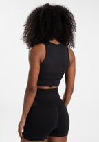 Gorilla Wear Olivia Seamless Crop Top - Noir