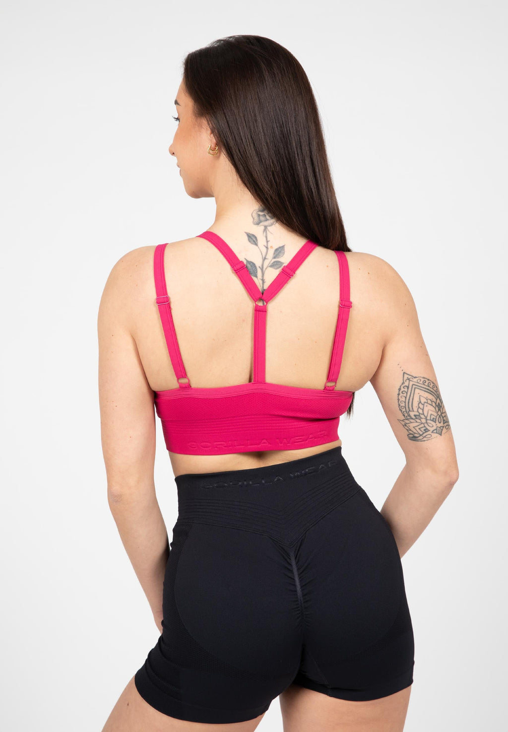 Gorilla Wear Whitney Seamless Brassière de Sport - Rose
