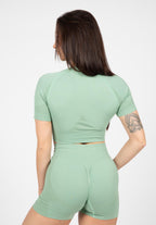 Gorilla Wear Whitney Seamless Crop Top - Vert