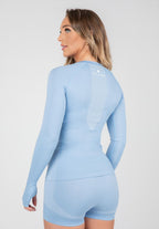 Gorilla Wear Selah Seamless Long Sleeve - Light Blue