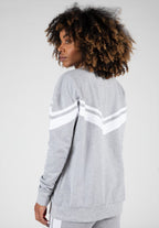 Gorilla Wear Hailey Oversized Sweatshirt - Grijs Gemeleerd