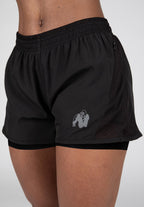 Gorilla Wear Portland 2-In-1 Shorts - Noir