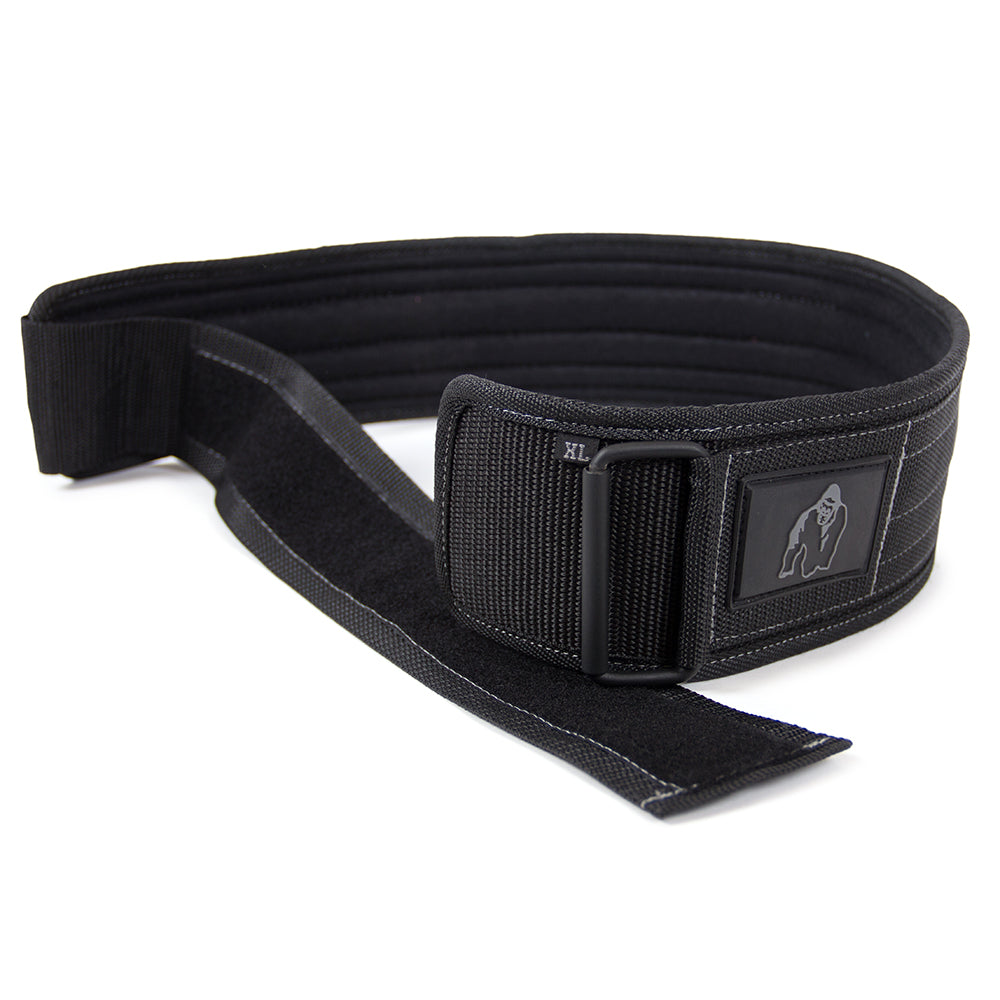 Gorilla Wear 4 Inch Nylon Lifting Belt - Noir/Gris