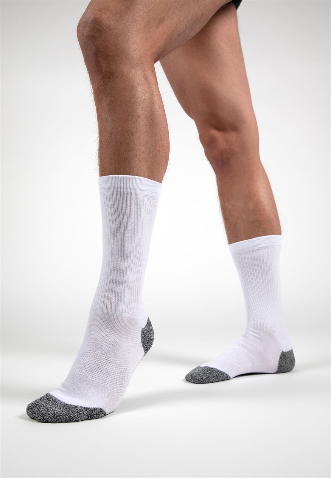 Gorilla Wear Performance Crew Socks - Blanc