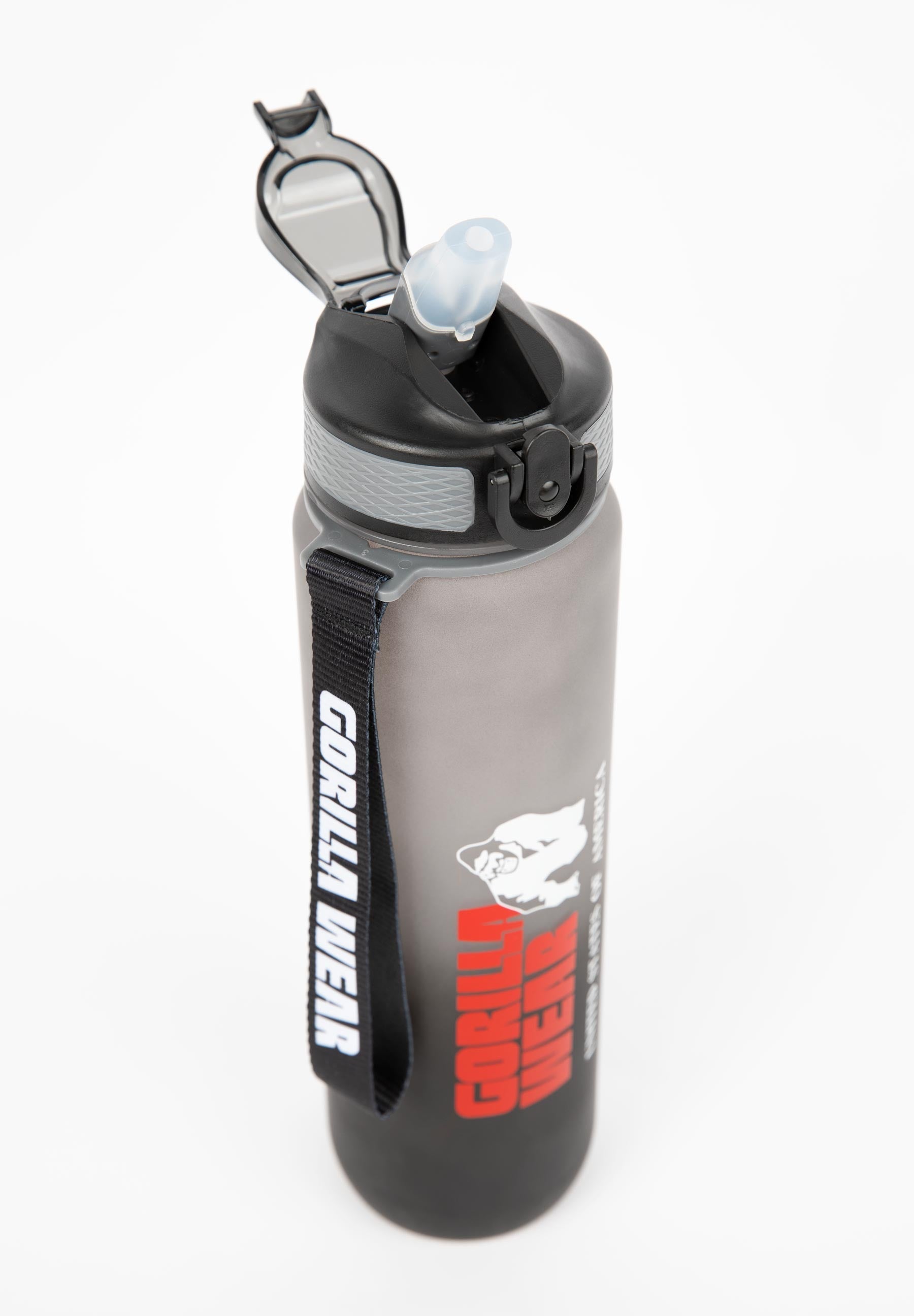 Gorilla Wear Gradient Water Fles 1000 ml - Noir/Gris