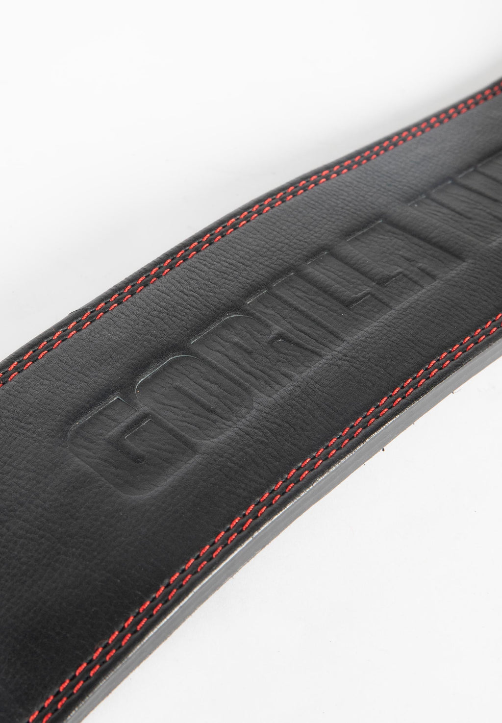 Gorilla Wear 4 Inch Ceinture De Levier En Cuir - Noir