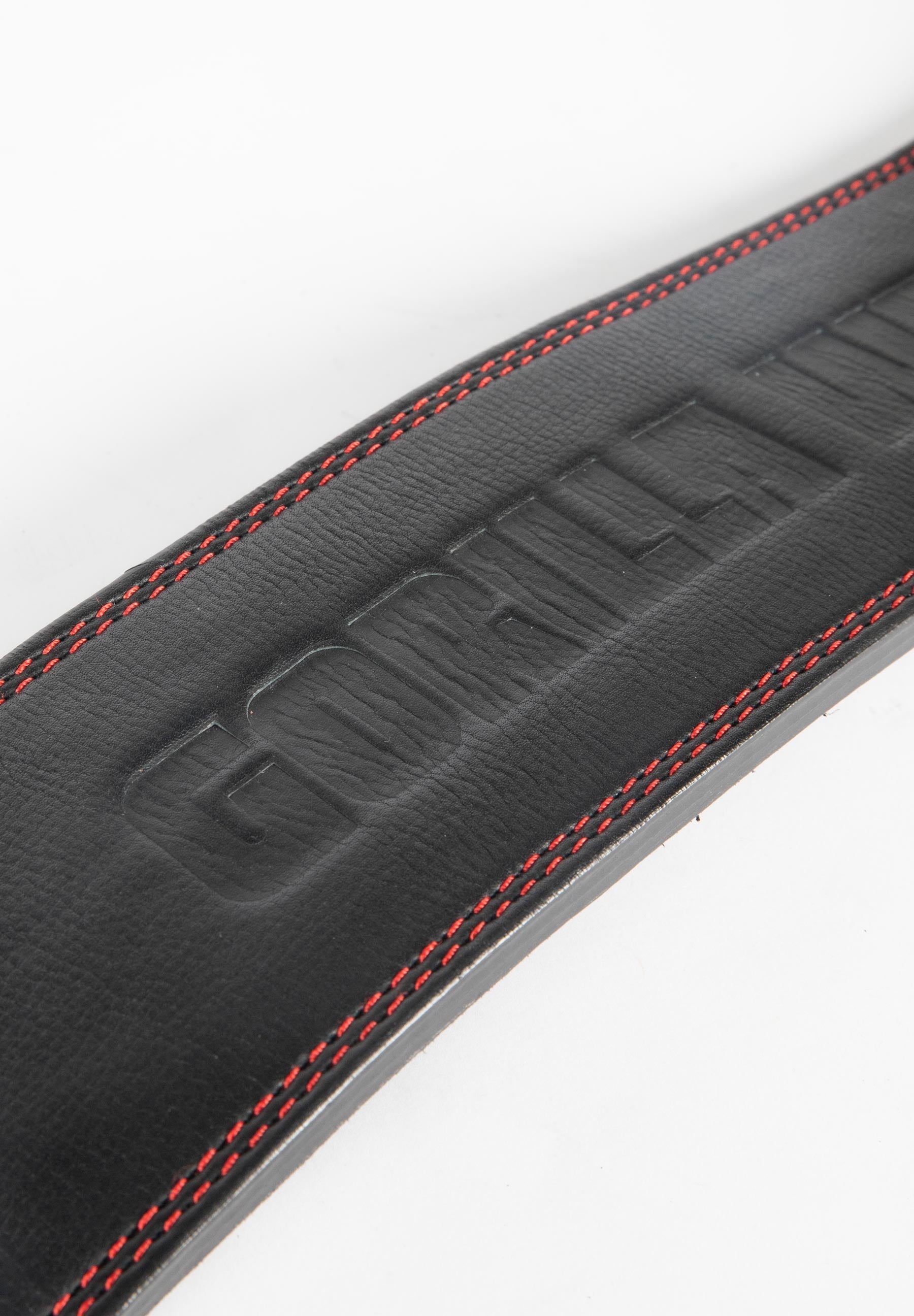 Gorilla Wear 4 Inch Ceinture De Levier En Cuir - Noir