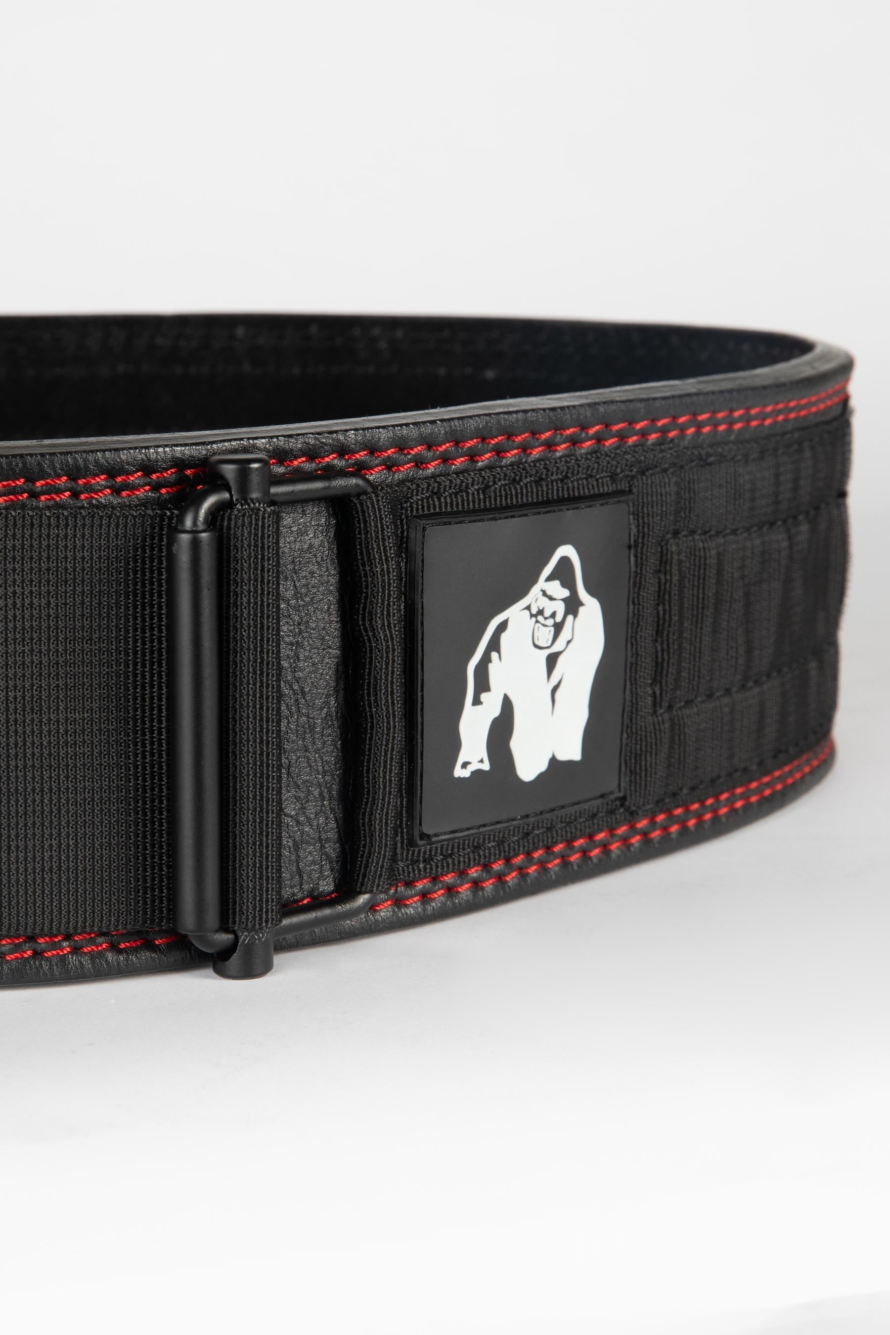 Gorilla wear 4 Inch Ceinture De Levage En Cuir - Noir
