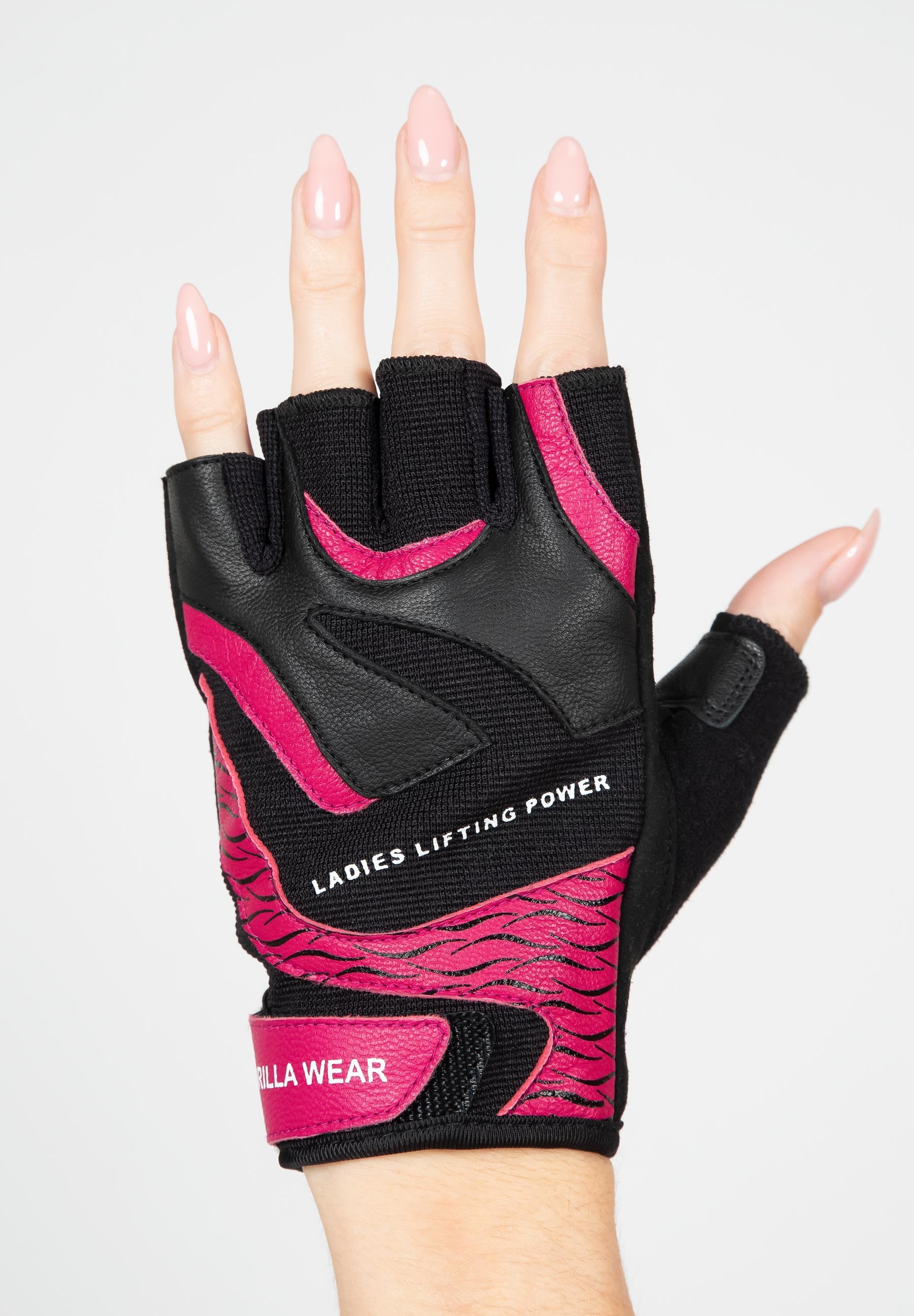 Gorilla Wear Gants de Fitness Femme 2.0 - Noir/Rose