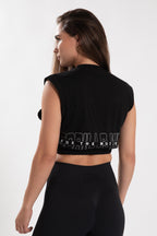 Gorilla Wear Albion Oversized Crop Top - Noir