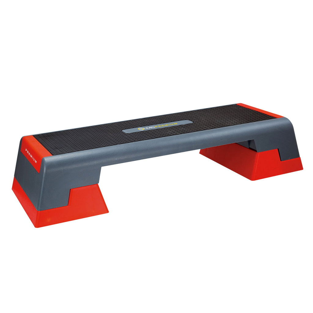 HMS Premium Step d'Aérobic - Noir/Rouge