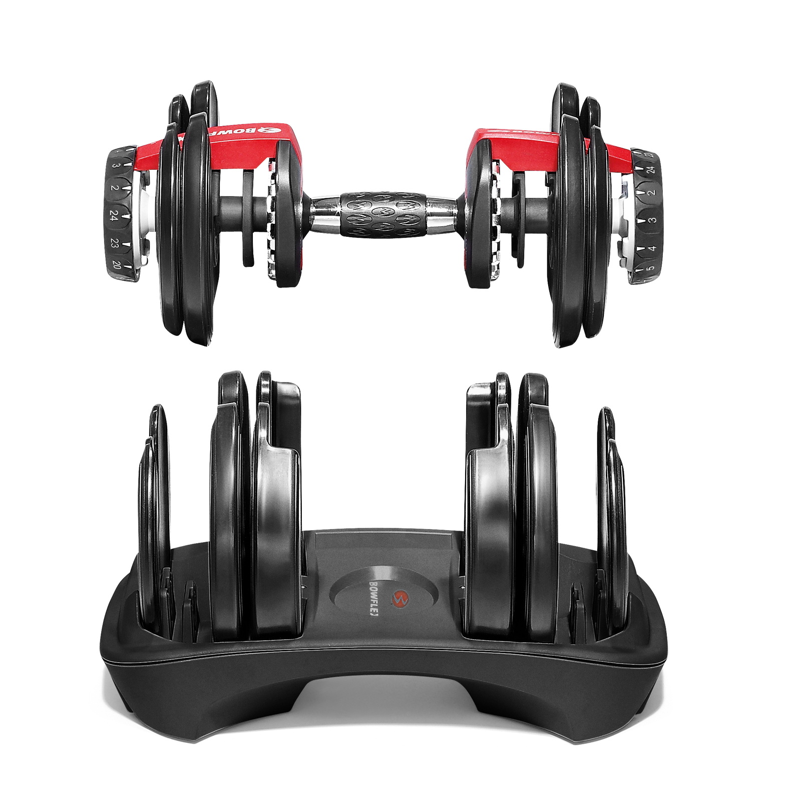 Bowflex SelectTech Dumbbell 552i - 23,8 kg - Verstelbaar - Inclusief gratis DVD