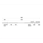 Toorx Professional Barre Olympique BO-TEC180 Cross Technique - 180 cm