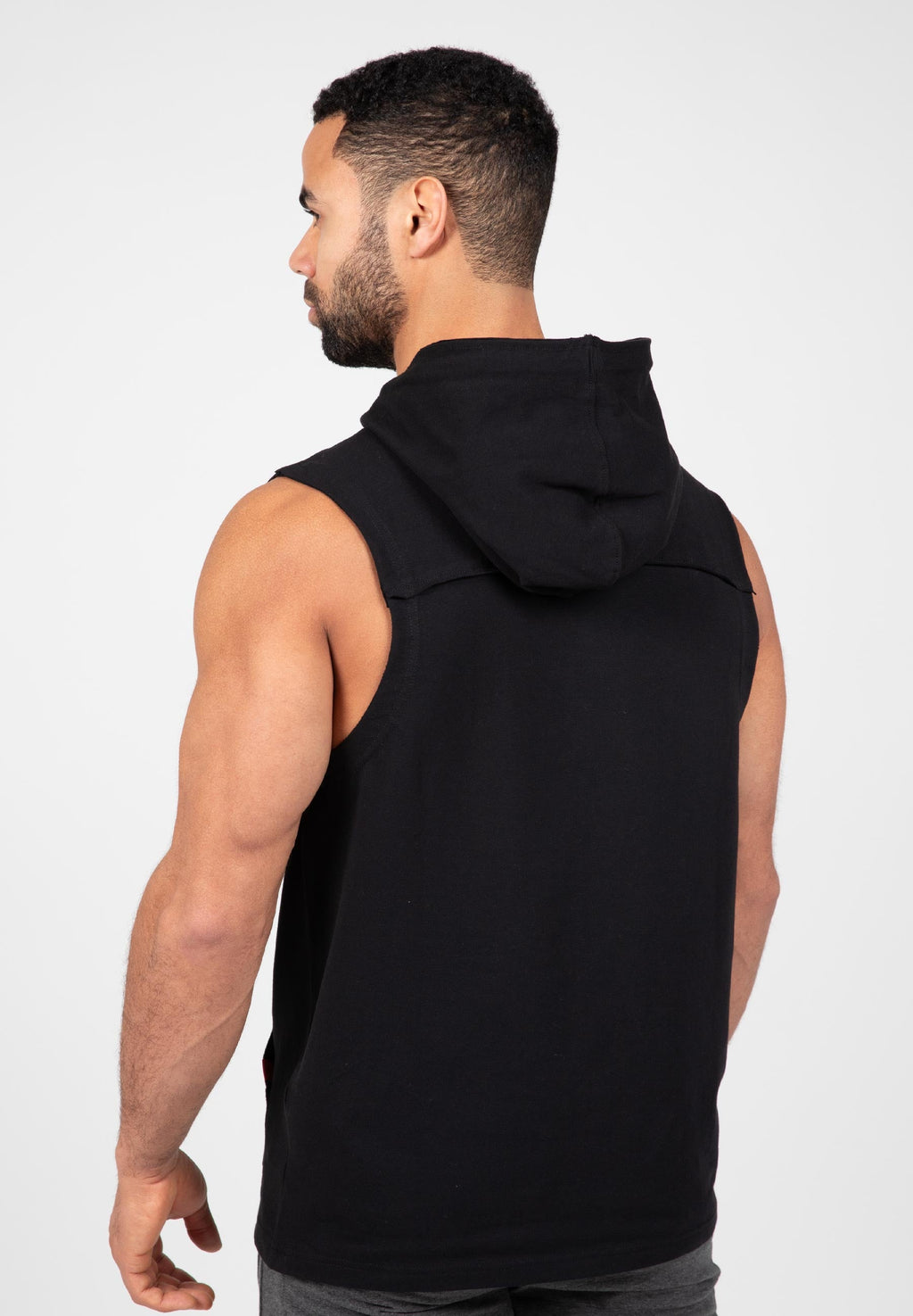 Gorilla Wear Chico T-shirt sans Manches avec Capuche - Noir